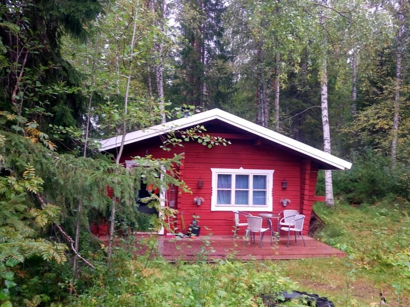 Base Camp Ounas – The Traditional "Mökki"